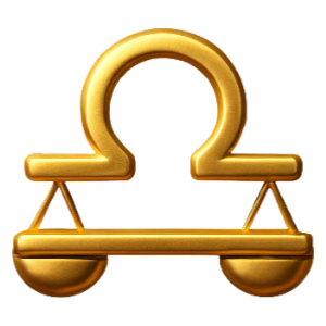 Terazi Burcu Sembolü ve Astroloji İkonu