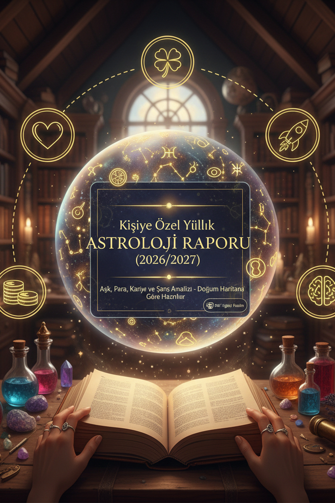 Kişiye Özel Yıllık Astroloji Raporu 2026 – 2027 | Aşk, Para, Kariyer ve Şans Analizi